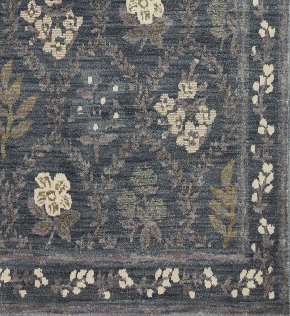 Fiore Hawthorne Power Loomed Rug - Navy