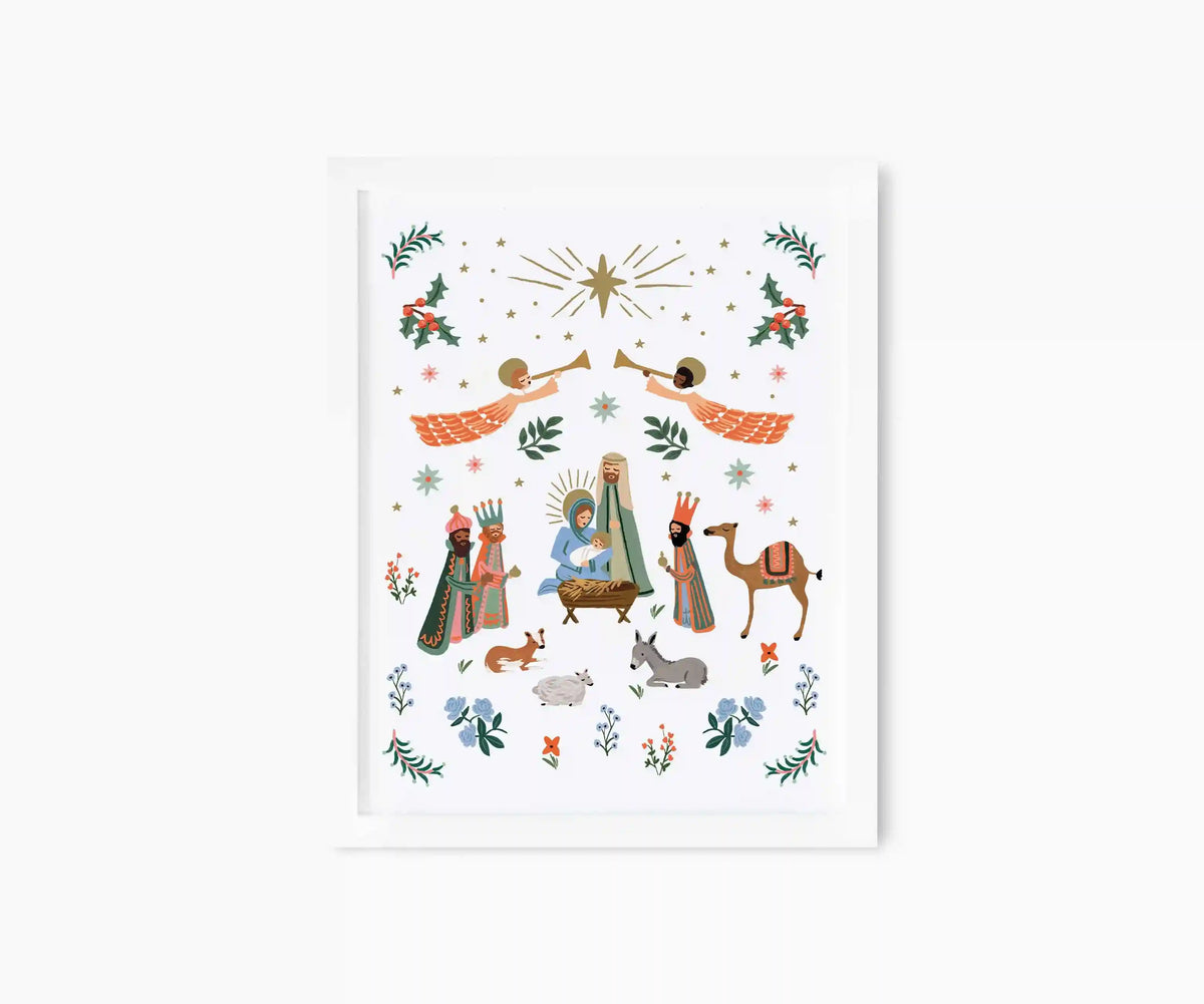 Nativity Scene Art Print