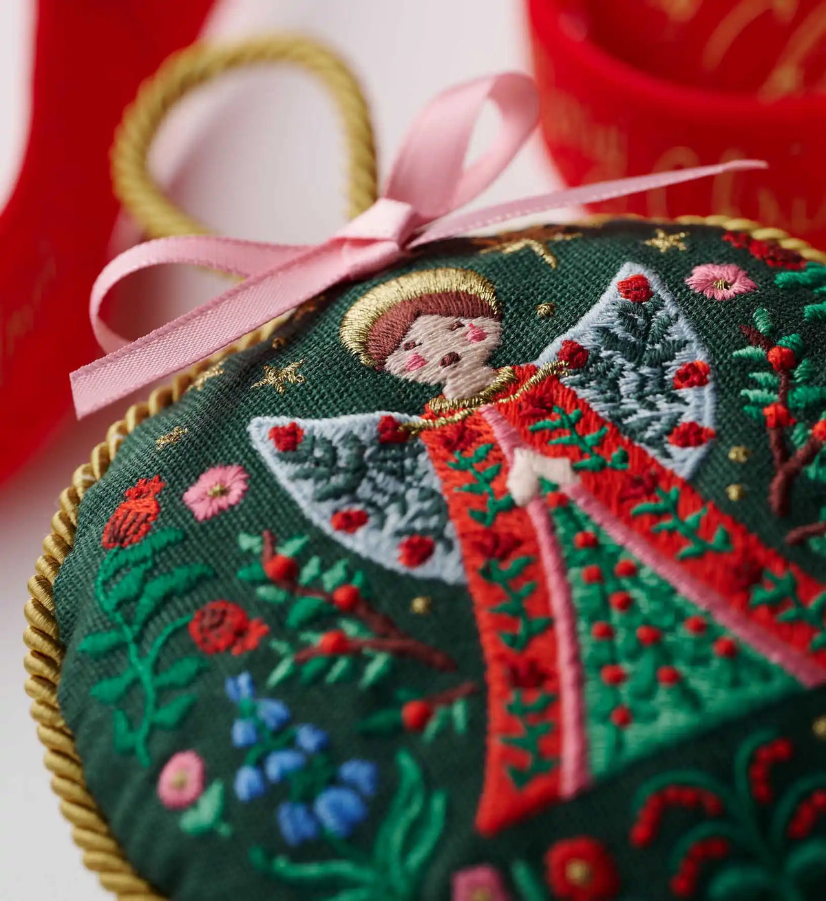 Embroidered Ornament - Angel