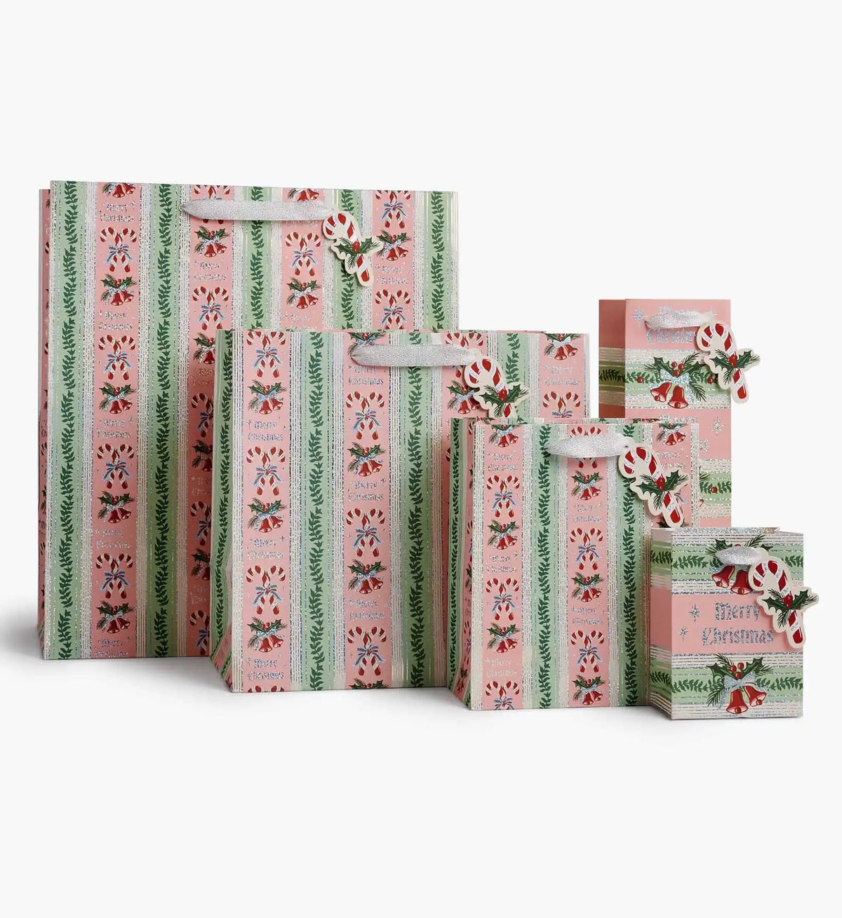 Candy Cane Stripe Large Gift Bag