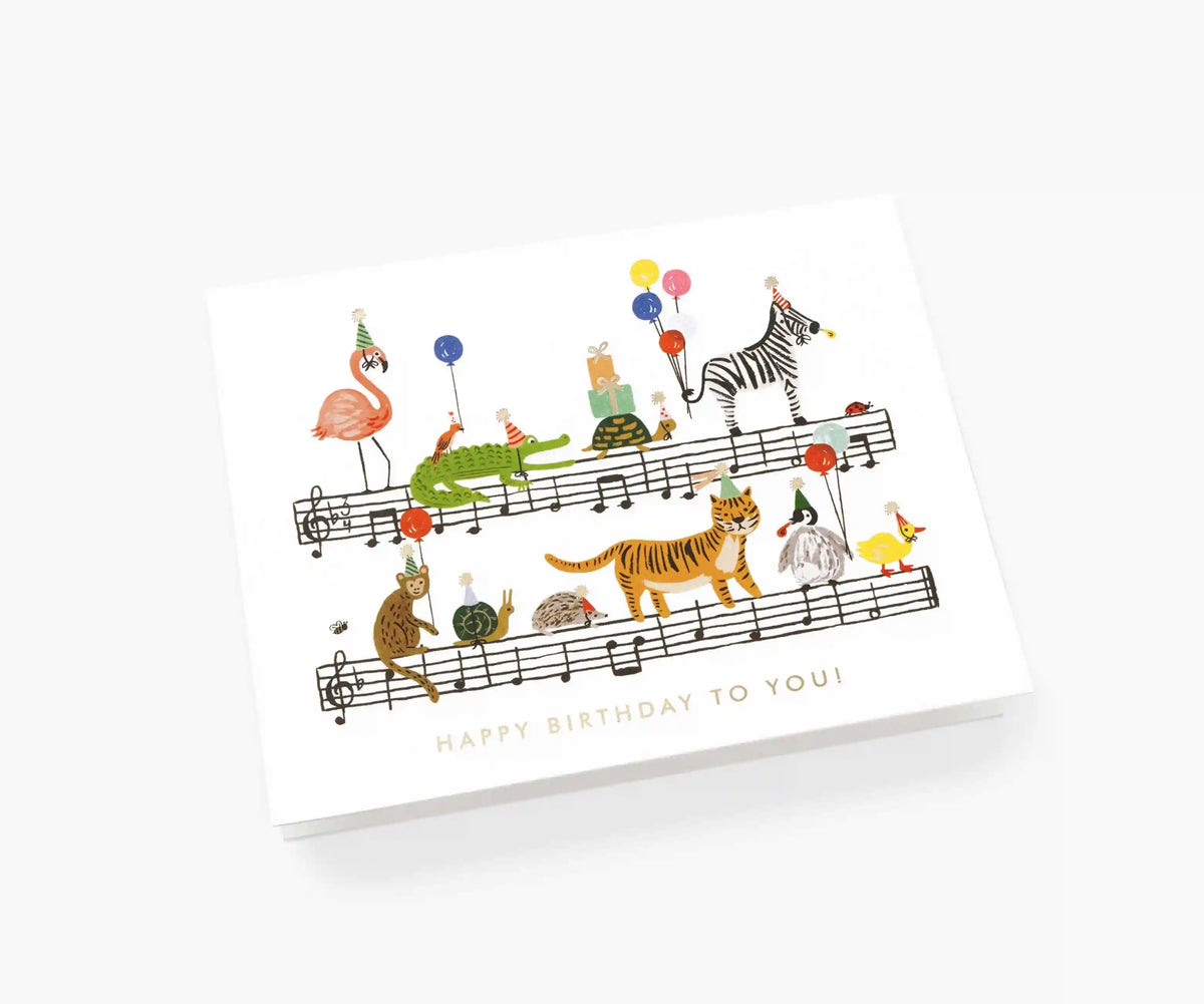 Happy Birthday Song Birthday Cards - Boxed Set
