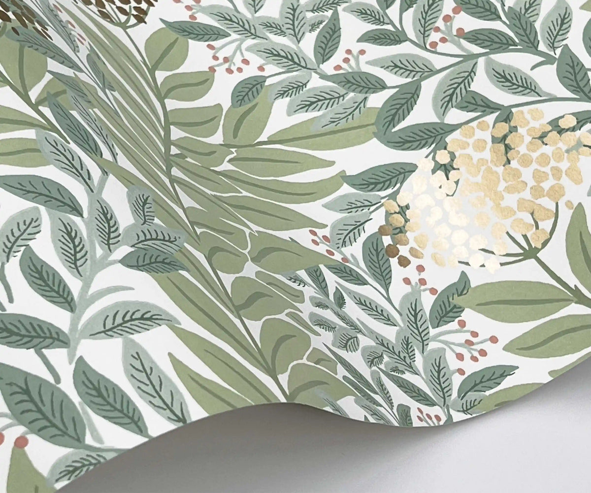 Highgrove Wallpaper Sample - White