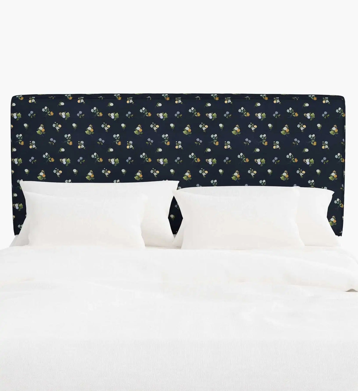 Elly Headboard - Ditsy Dahlia Navy