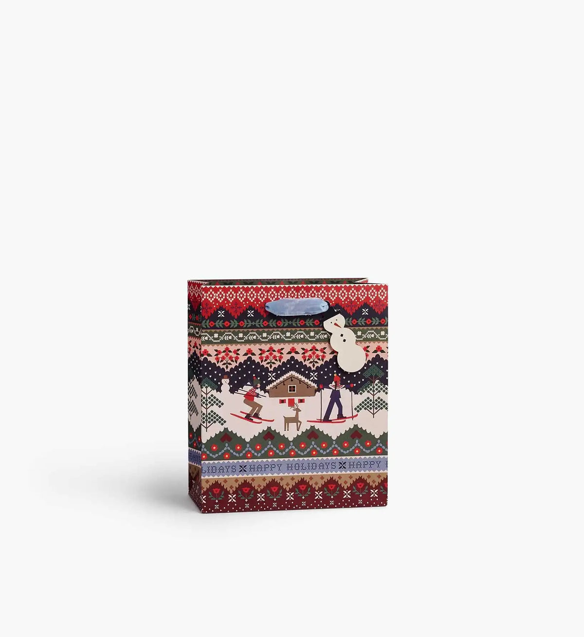 Ski Chalet Medium Gift Bag