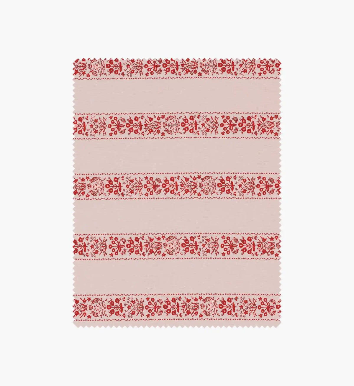 Estee Stripe Cotton Fabric - Pink
