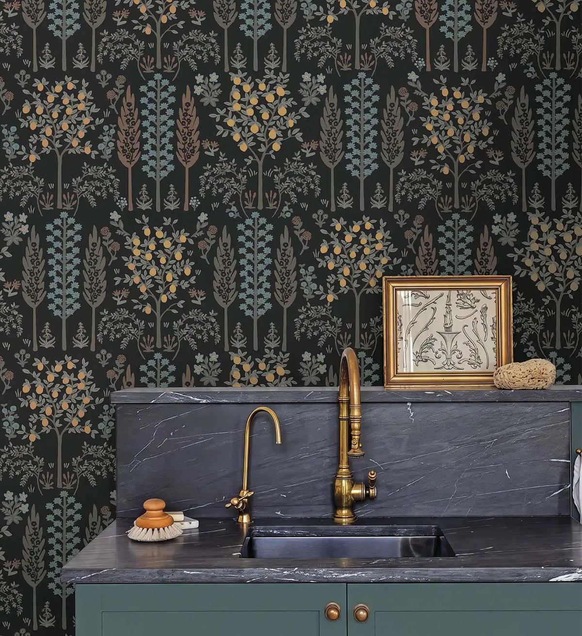Fenna Wallpaper - Black