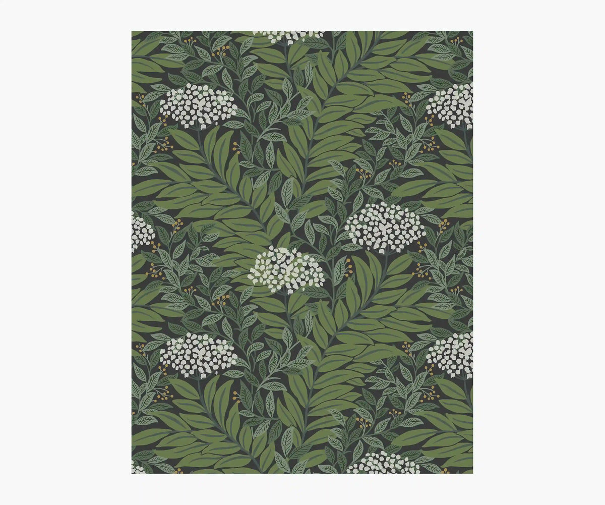 Highgrove Wallpaper Sample - Black