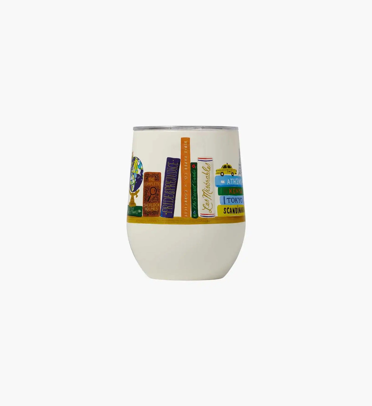 Stemless Wine Cup - Book Club