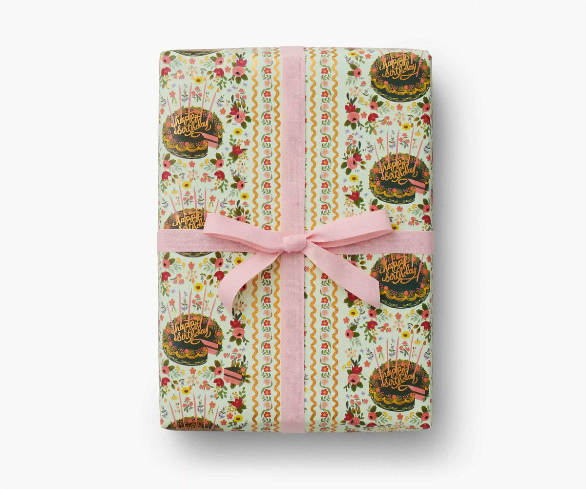 Wrapping Roll - Floral Cake