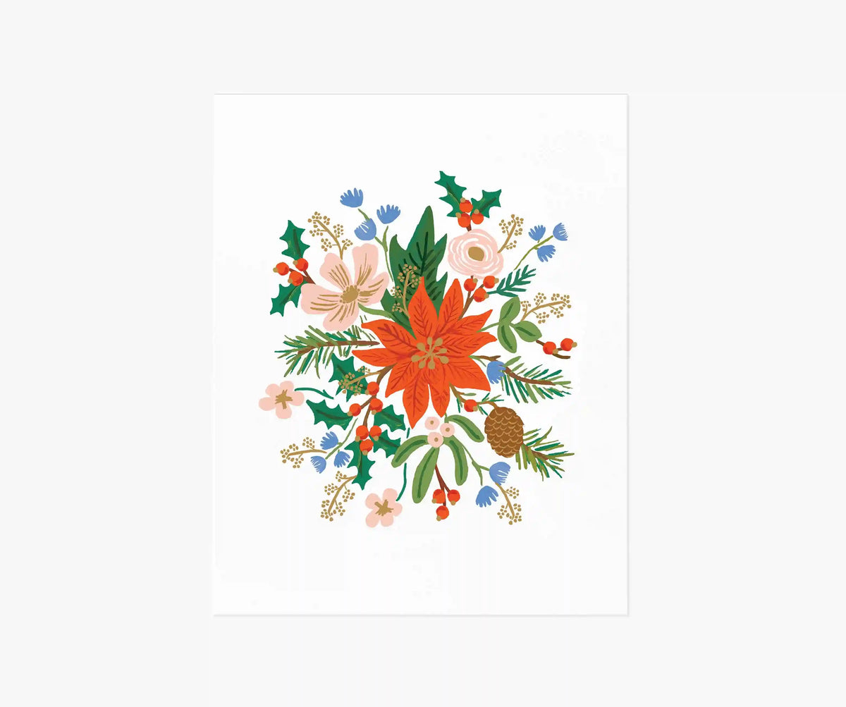 Holiday Bouquet Art Print