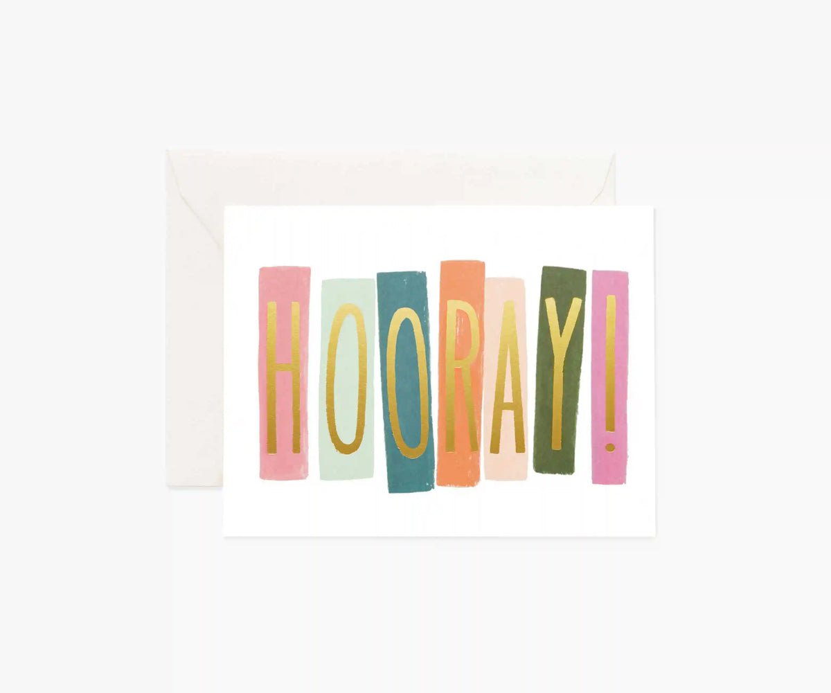 Hooray! Congrats Card - Single Card