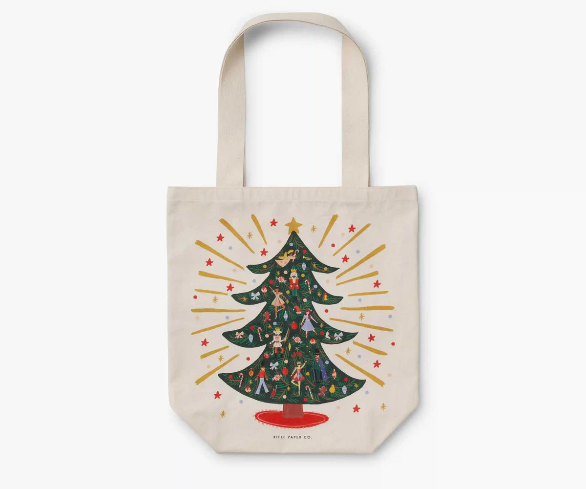 Canvas Tote Bag - Holiday Tree
