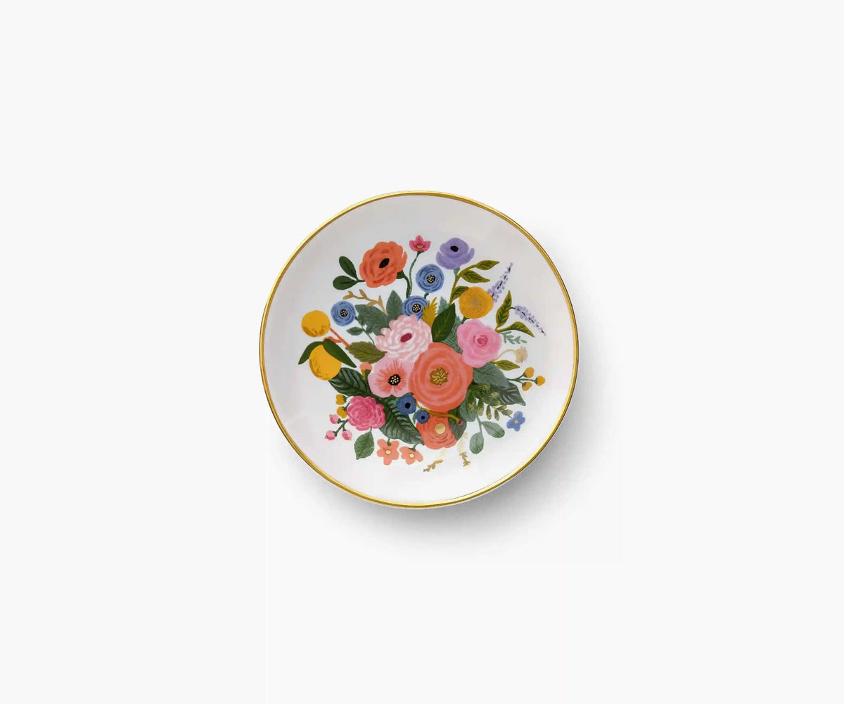 Porcelain Ring Dish - Garden Party Bouquet