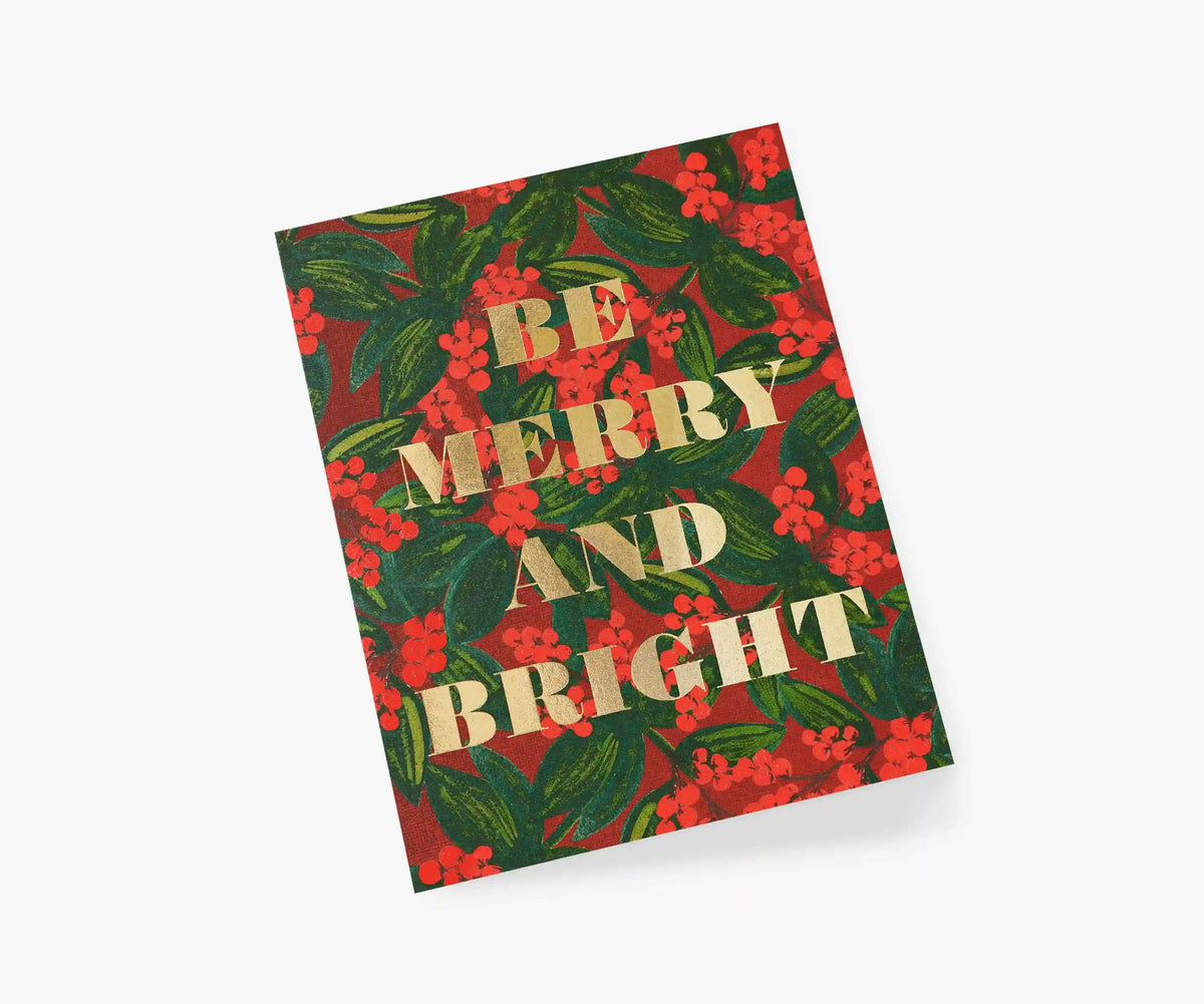 Merry Berry Holiday Card - Single Card