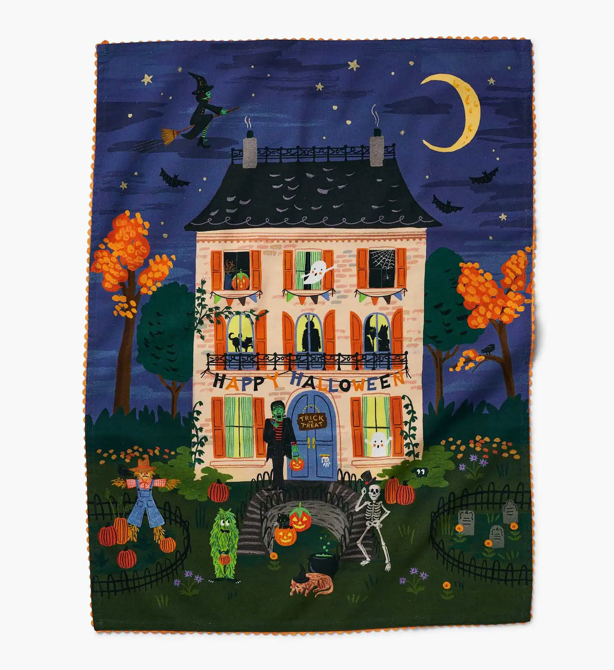 Tea Towel - Haunted House