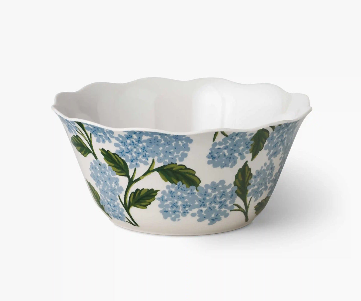 Melamine Serving Bowl - Hydrangea
