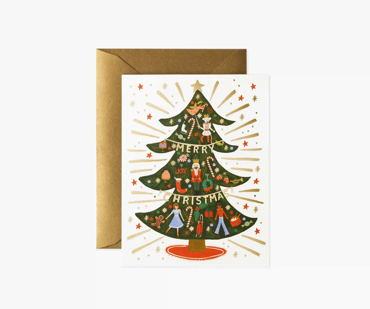 Nutcracker Tree Holiday Cards - Boxed Set