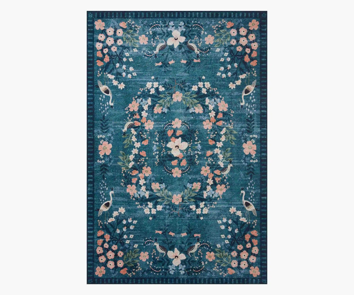 Palais Luxembourg Printed Rug - Teal