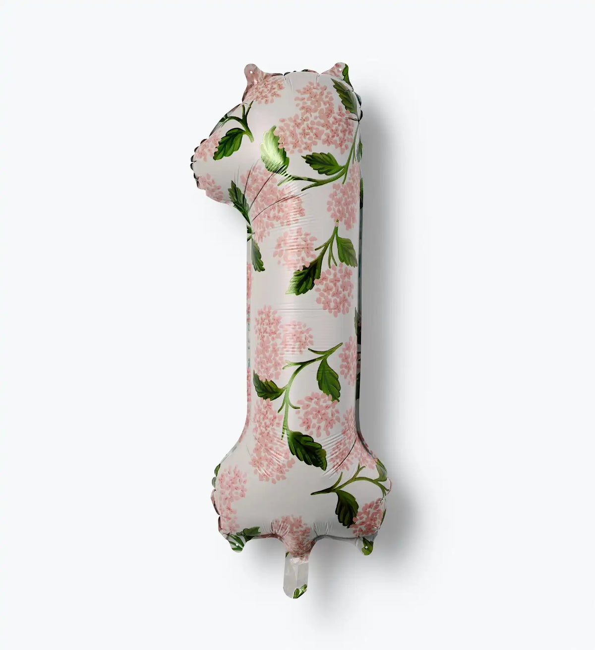 Numbered Foil Balloon - Pink Hydrangea