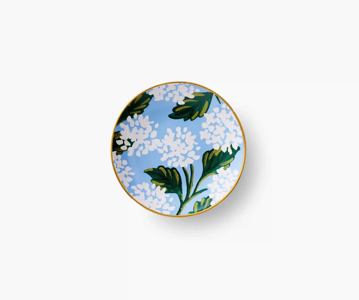 Porcelain Ring Dish - Hydrangea