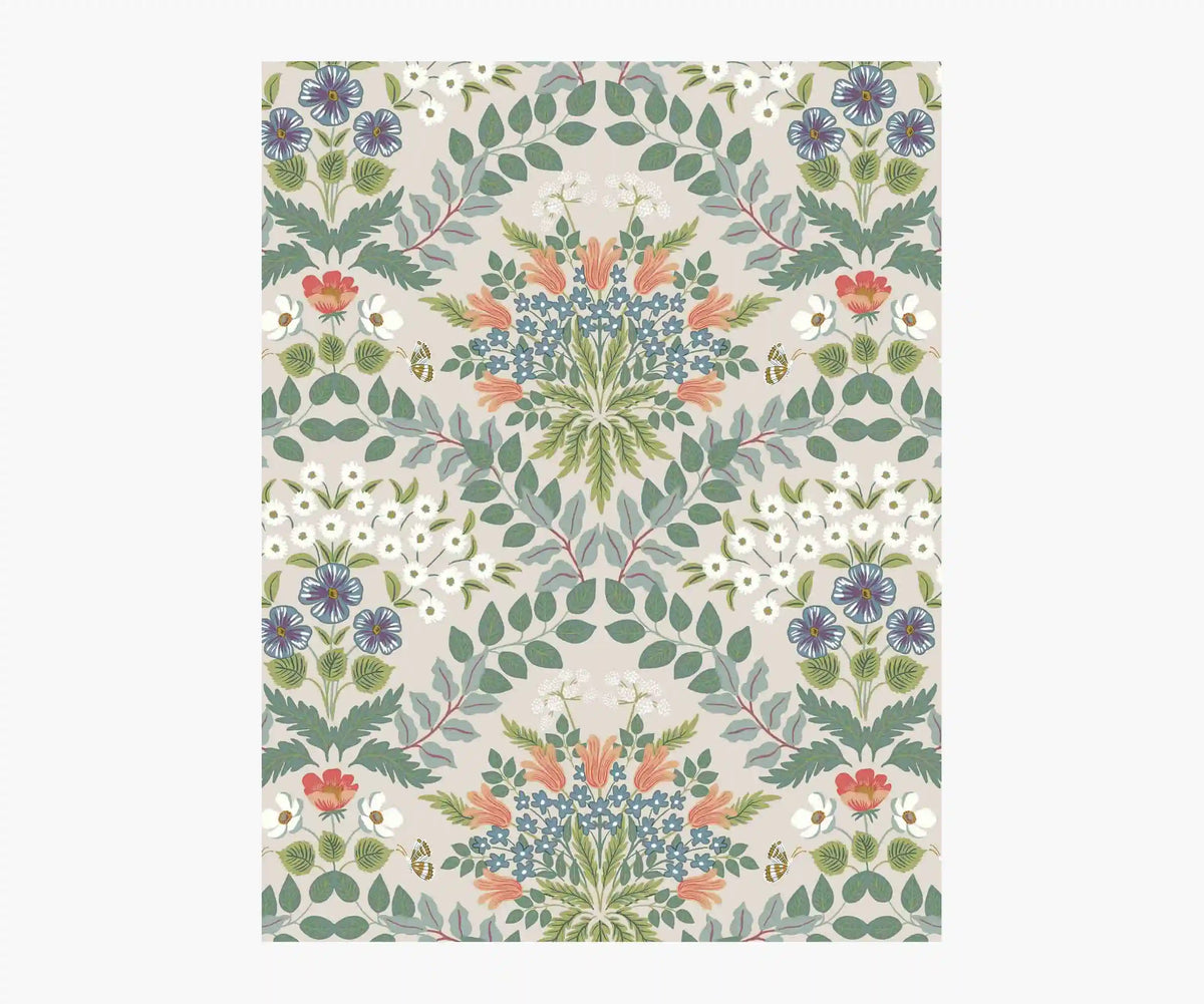Bramble Wallpaper Sample - Cream