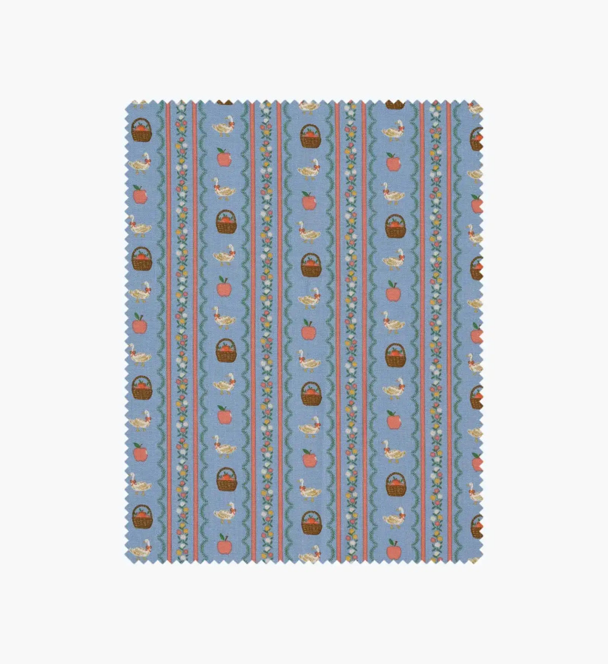 Farmhouse Stripe Cotton Fabric - Slate