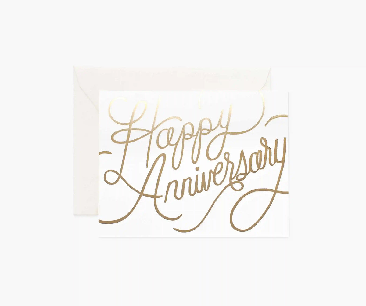 Happy Anniversary Card - Single Card