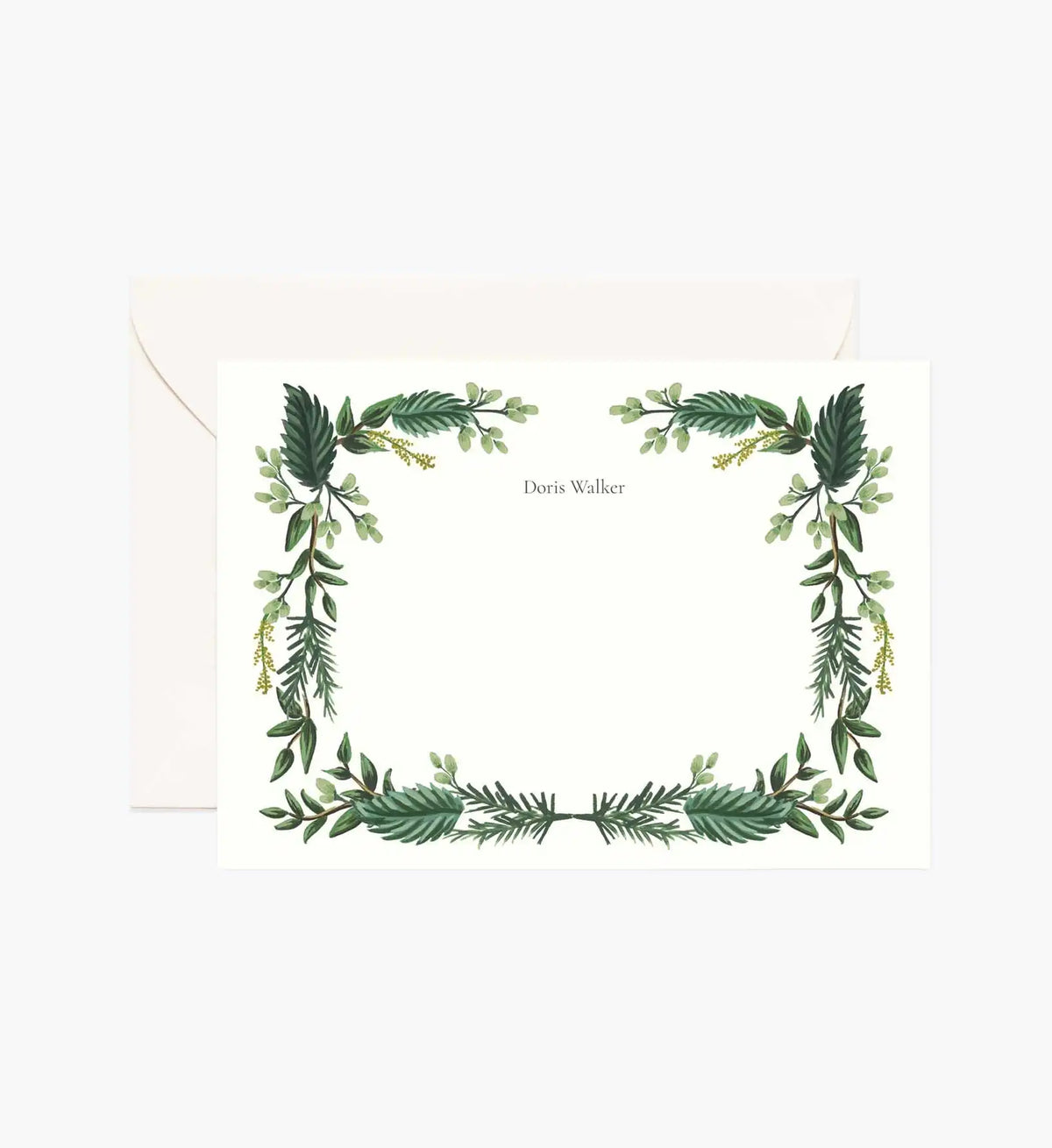 Holiday Personalized Stationery - Bough