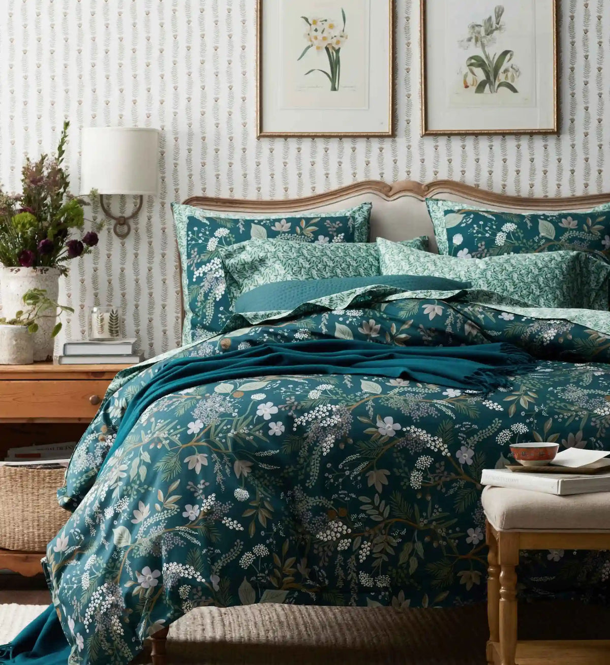 Sateen Duvet Cover - Juniper Forest