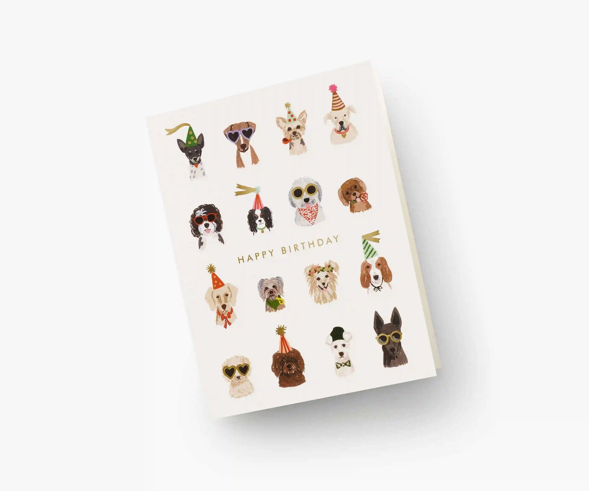 Party Pups Birthday Cards - Boxed Set