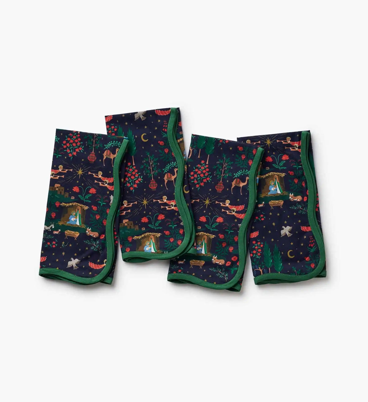 Cotton Napkin Set - Nativity