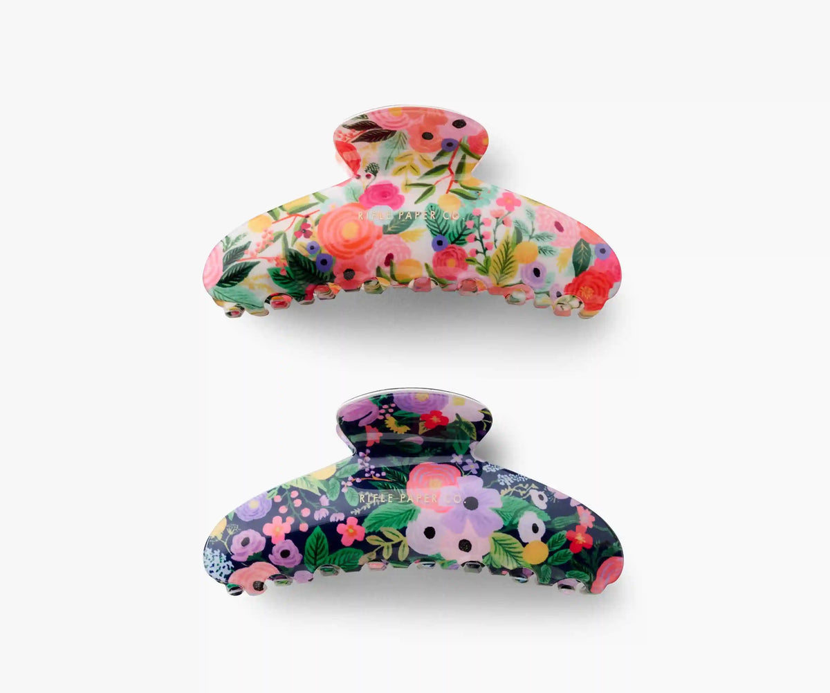 Large Claw Clip Set - Garden Party