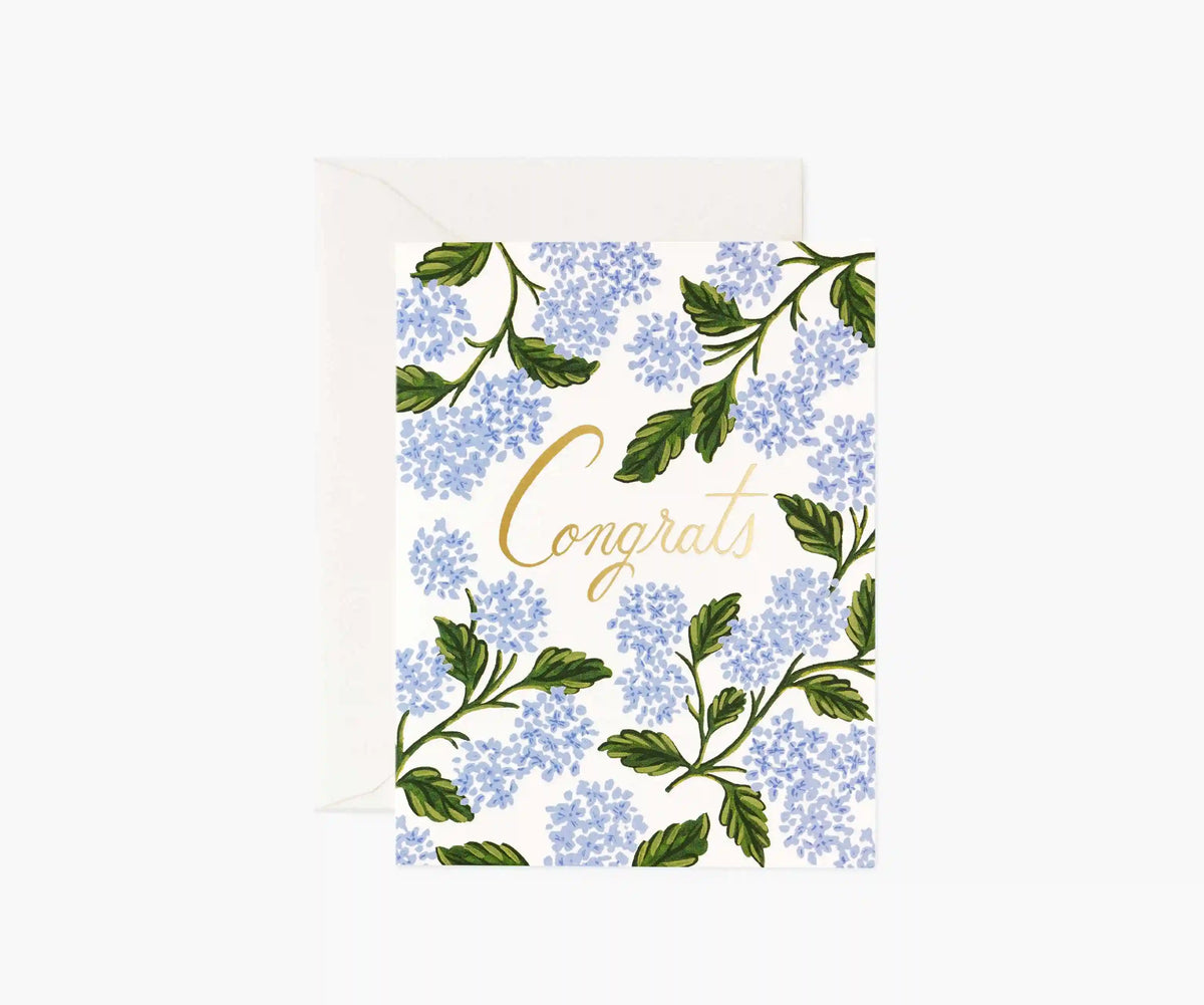 Hydrangea Congrats Cards - Boxed Set