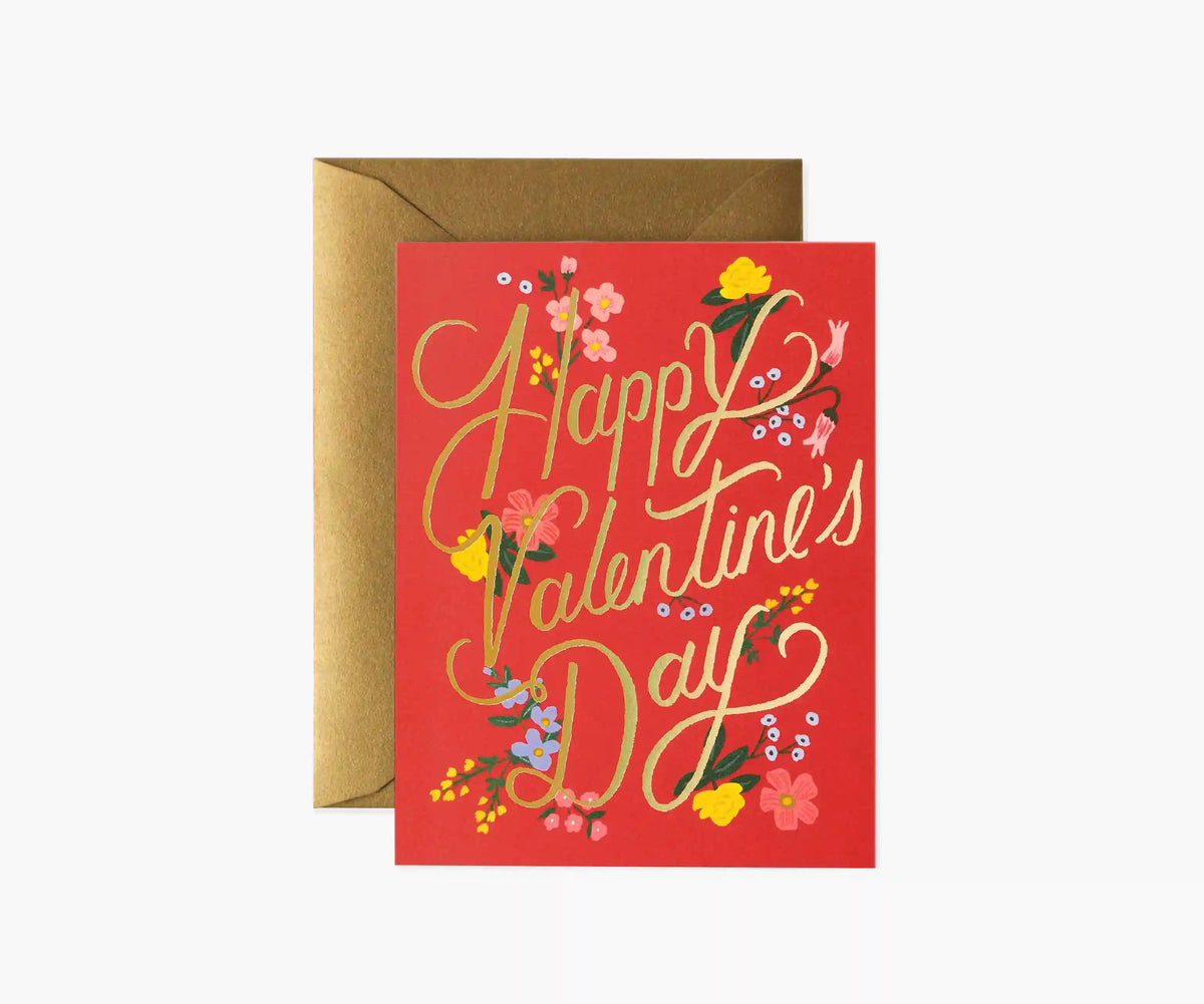 Rouge Valentine's Day Card - Single Card