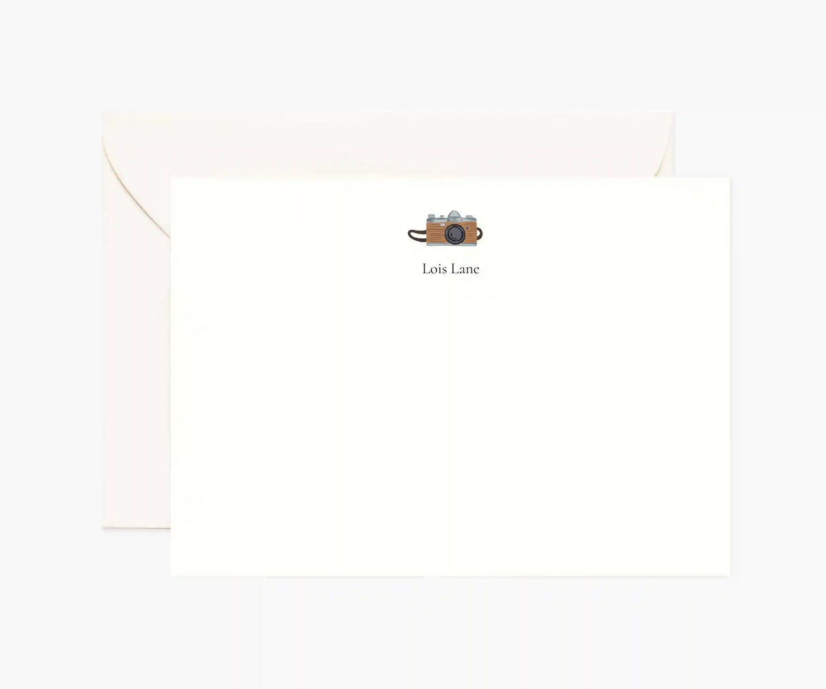 Activities Personalized Stationery  - Camera