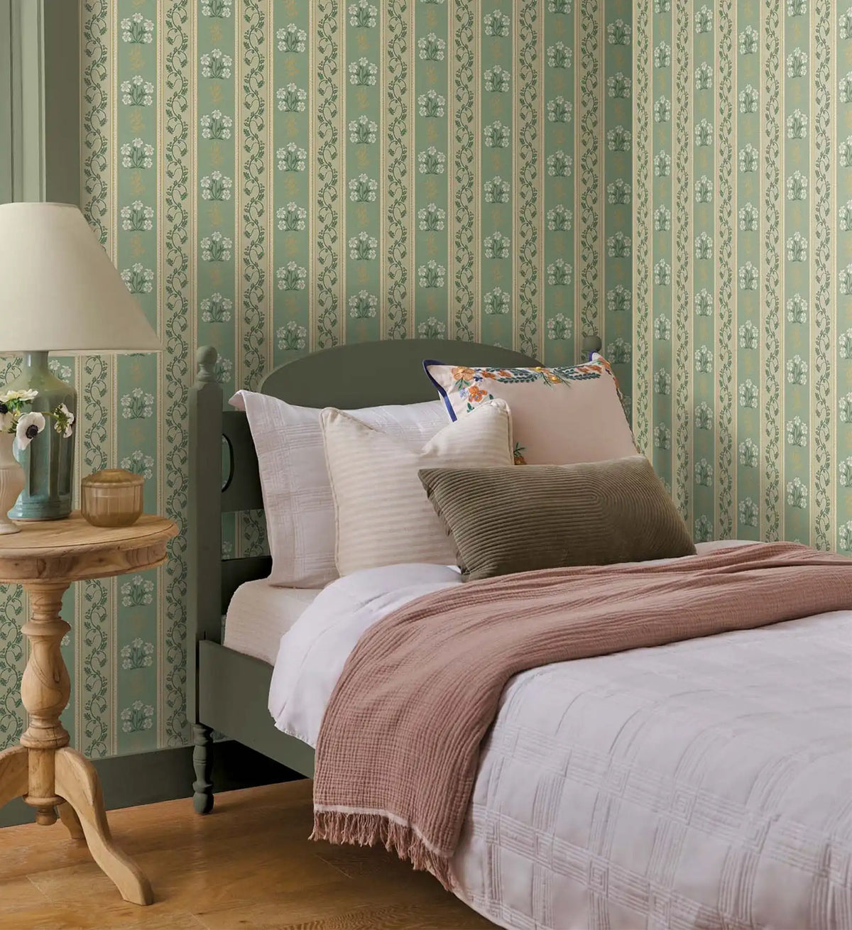 Portico Wallpaper Sample - Sage