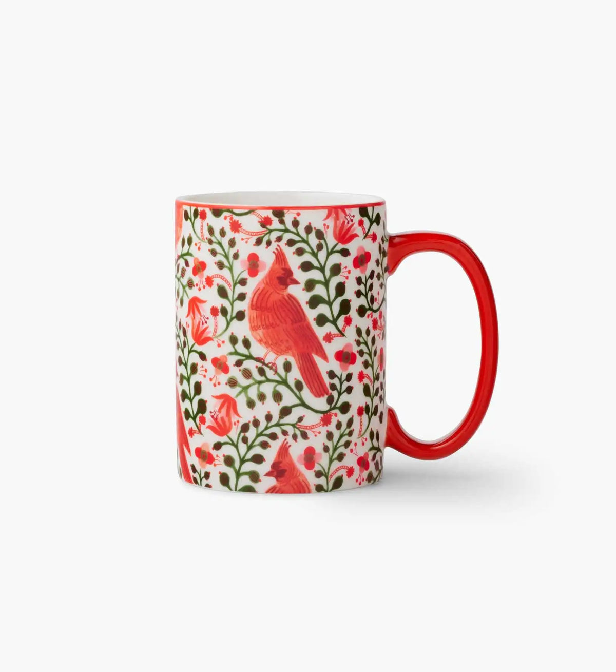Holiday Porcelain Mug - Cardinals