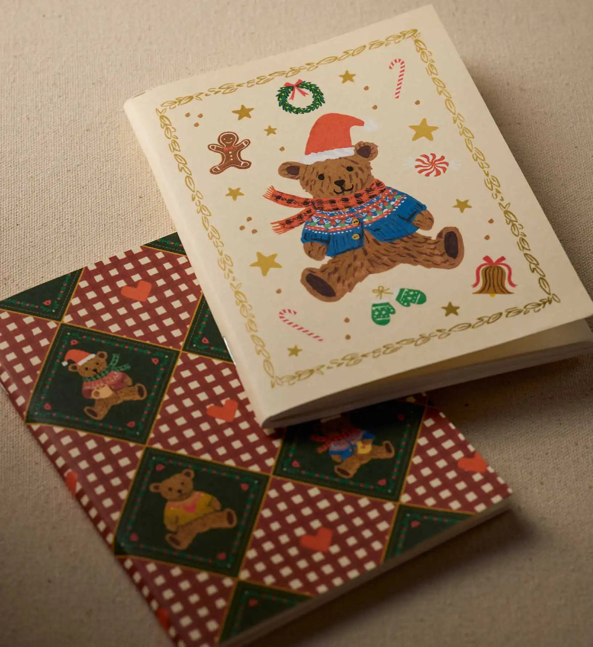 Pocket Notebook Set - Beary Christmas