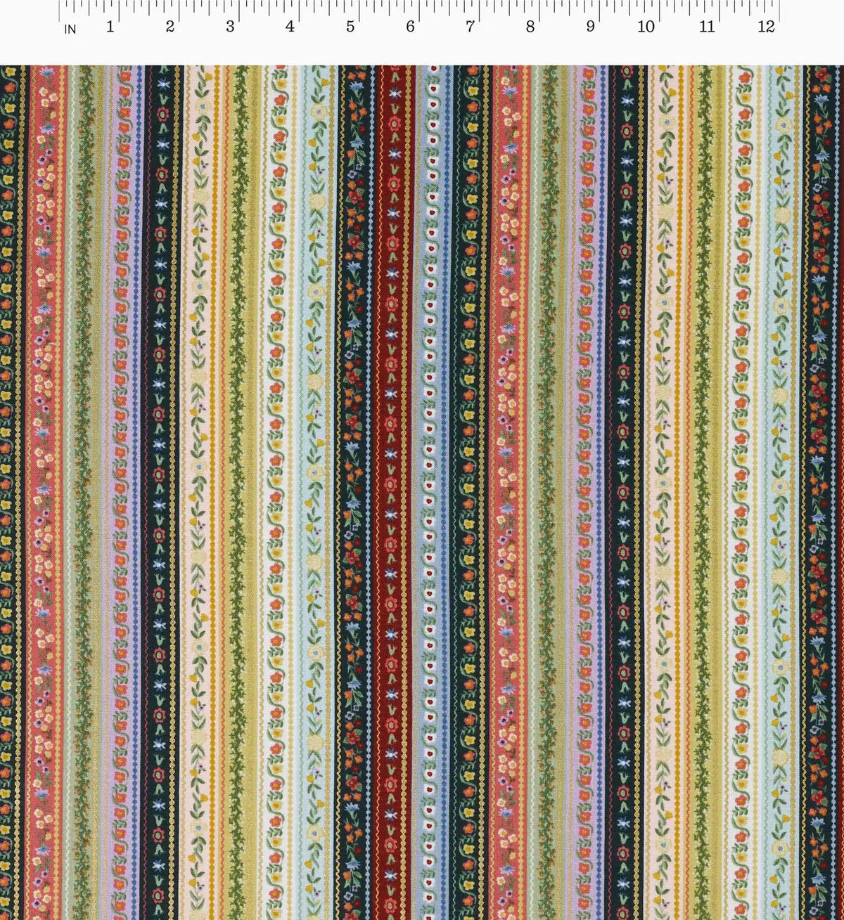 Gemma Cotton Metallic Fabric - Multi