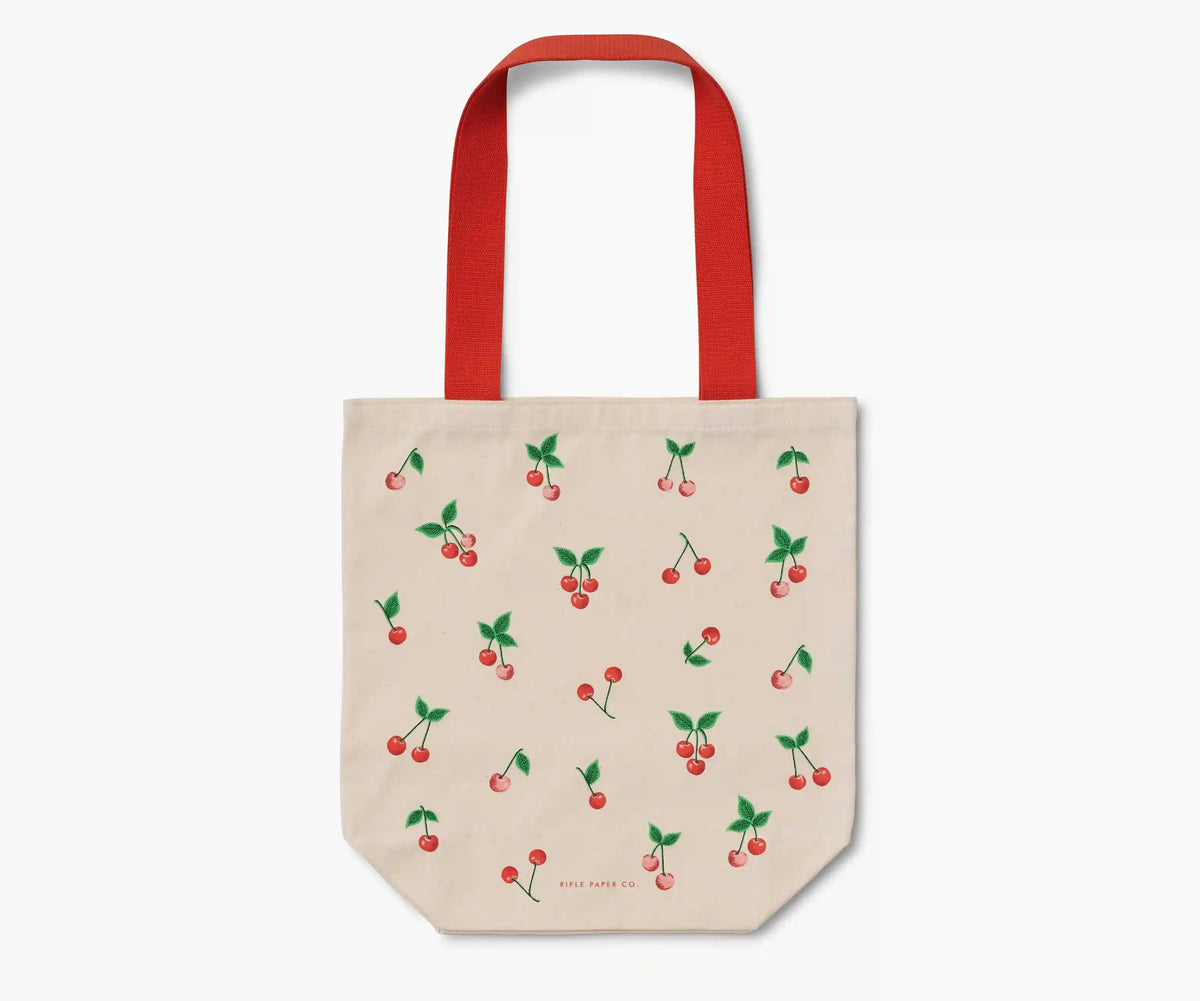 Canvas Tote Bag - Cherries