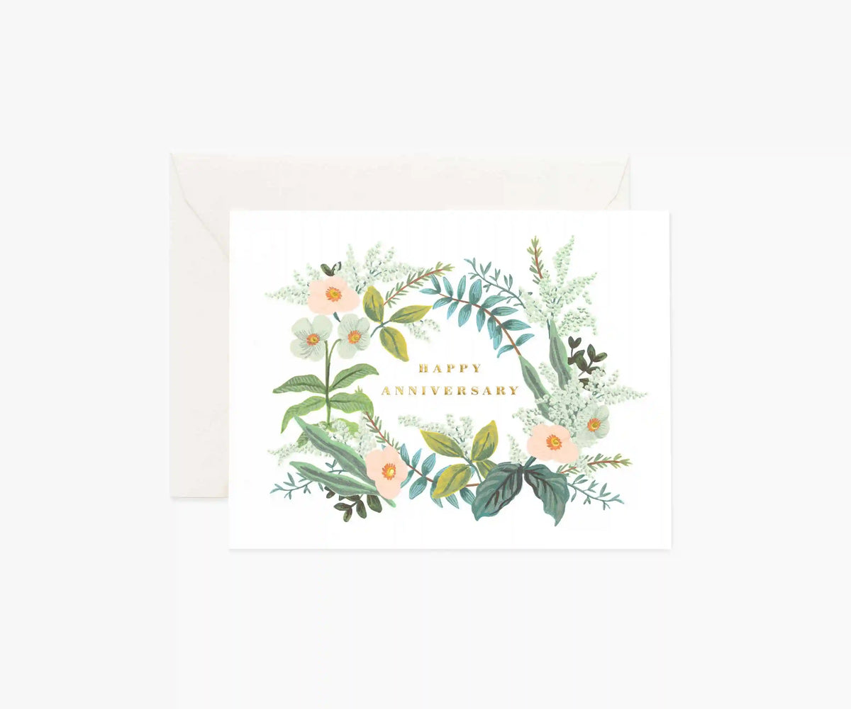 Anniversary Bouquet Anniversary Card - Single Card