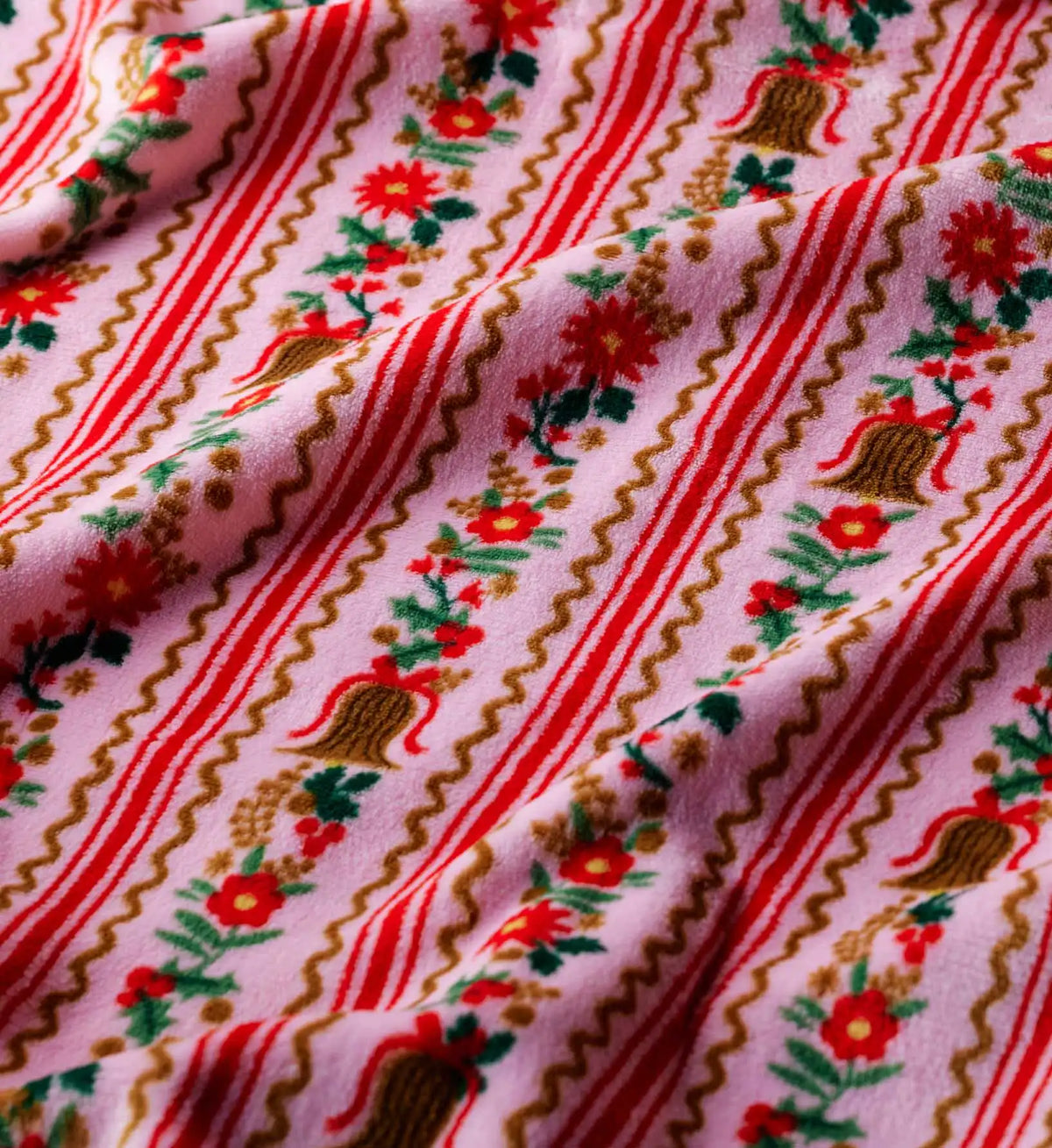 Fleece Blanket - Holly Jolly