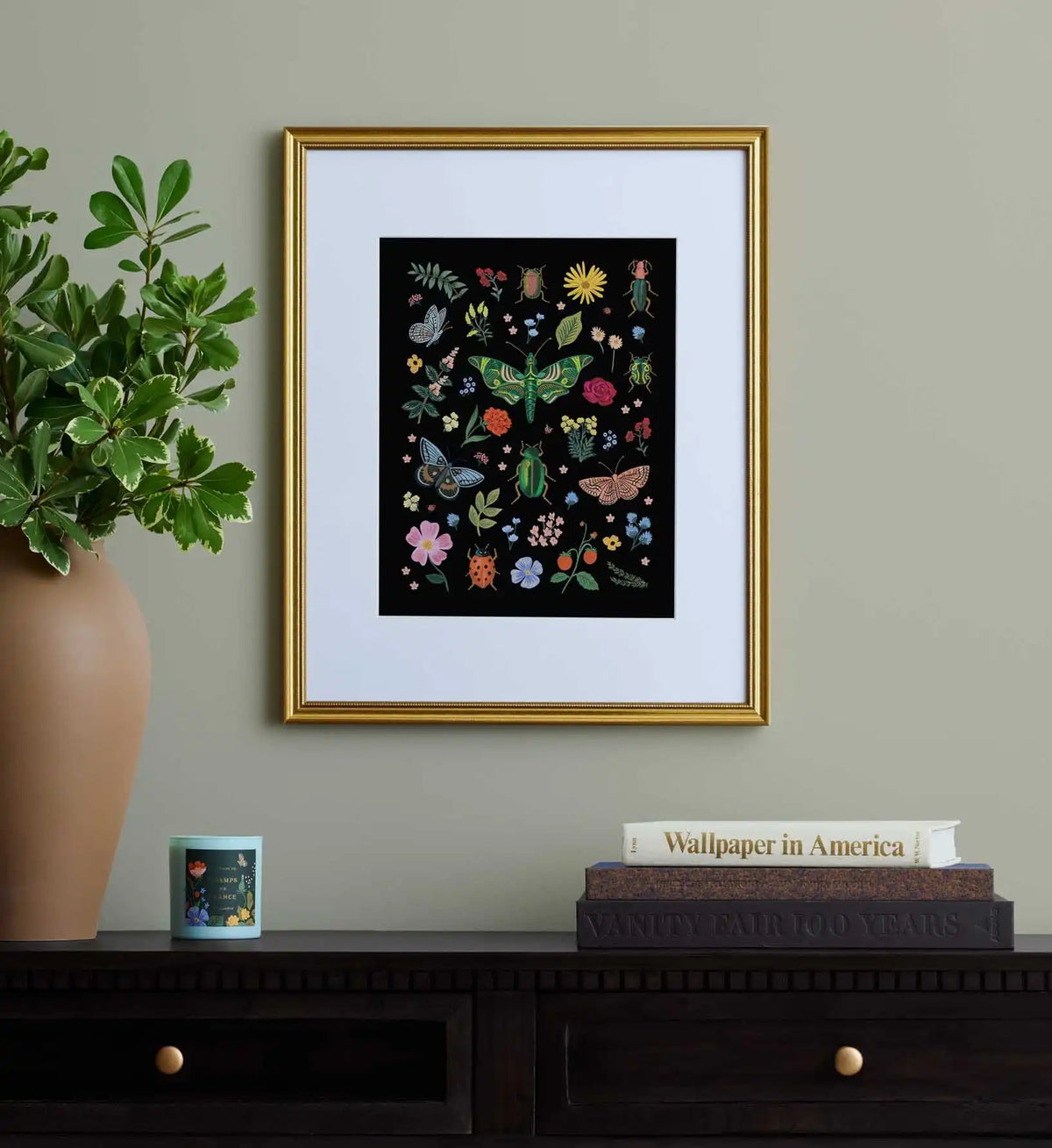 Curio Charcoal Art Print