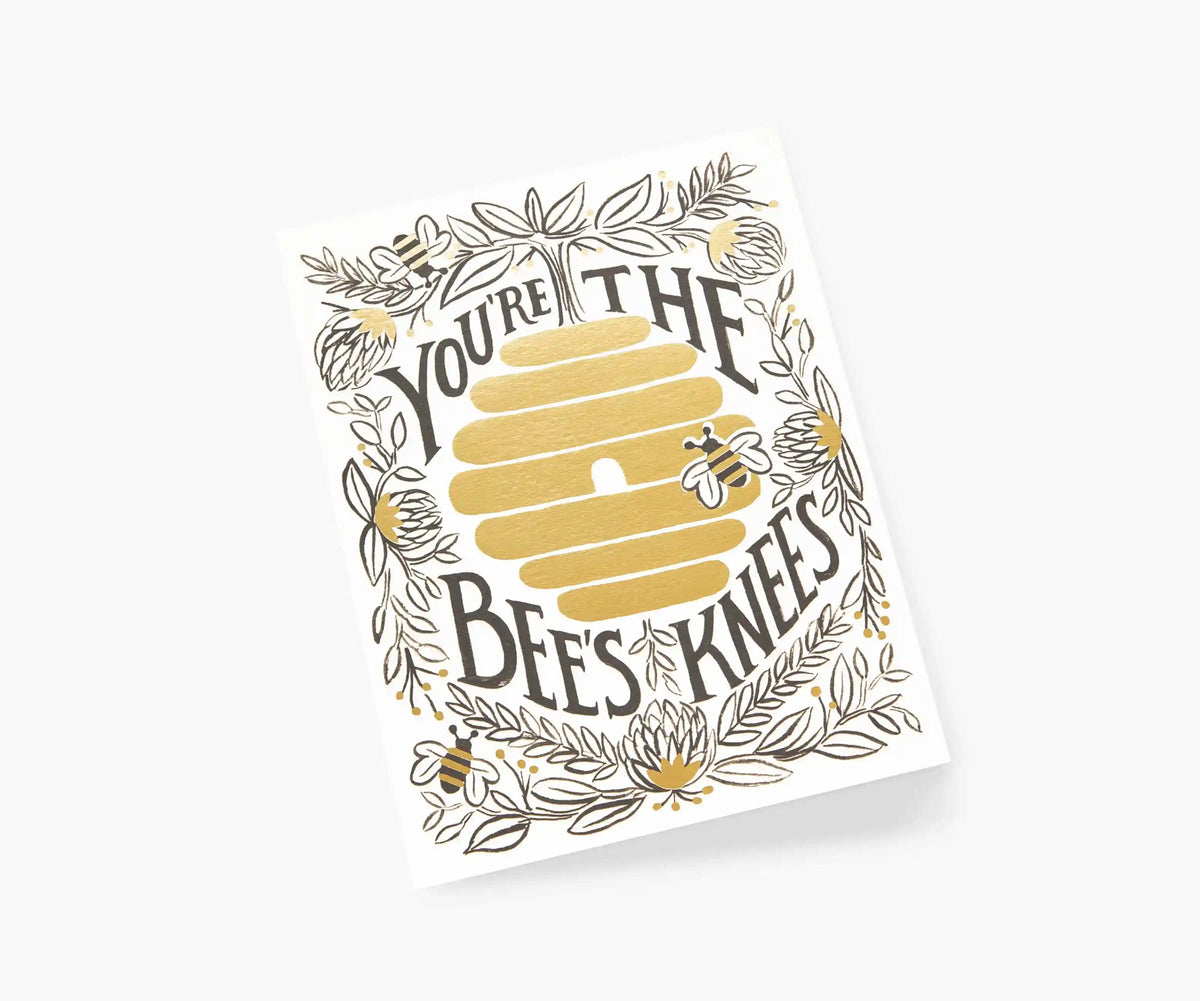 You're the Bee's Knees Love & Friendship Card - Single Card