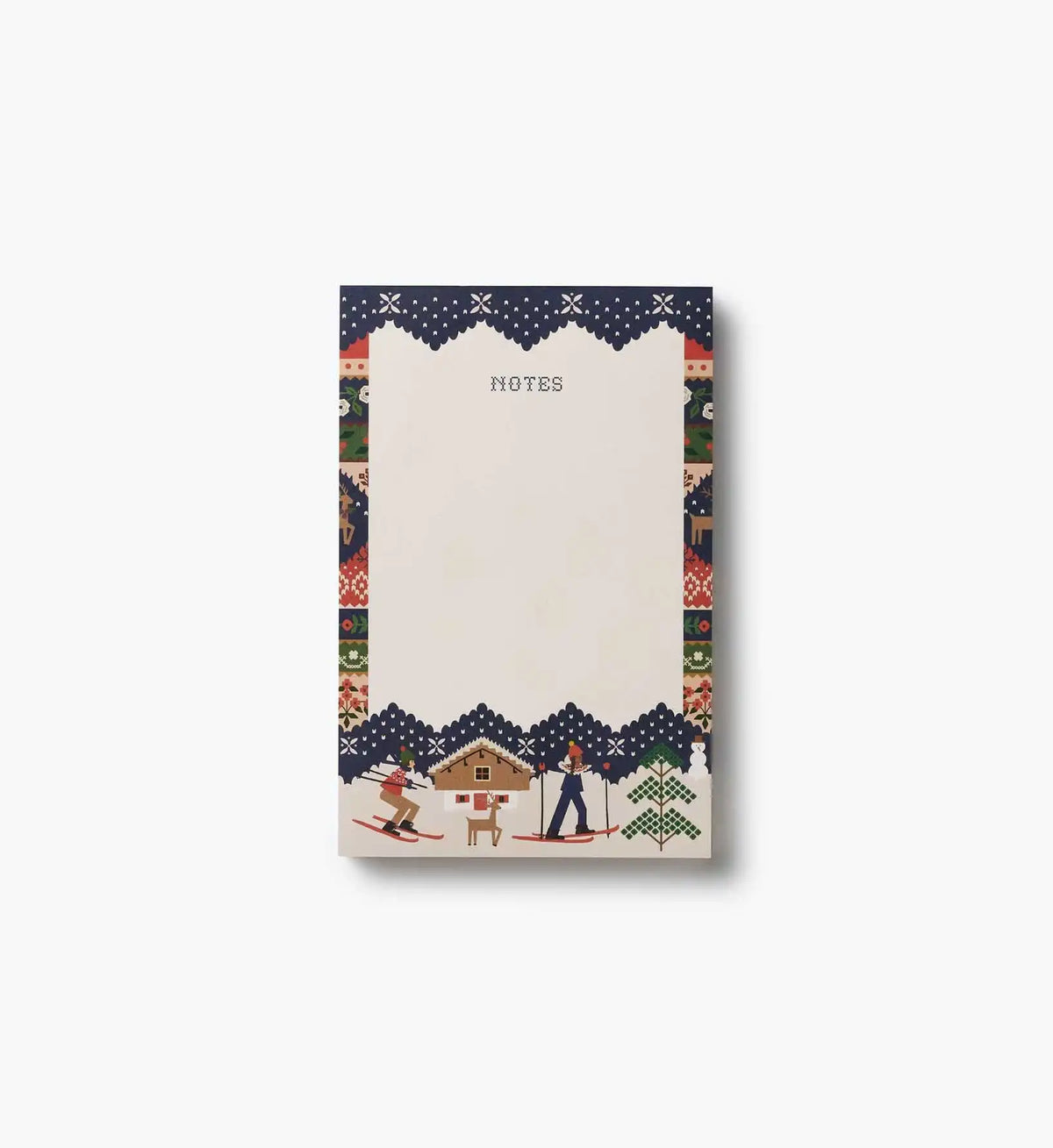 Holiday Notepad - Ski Chalet