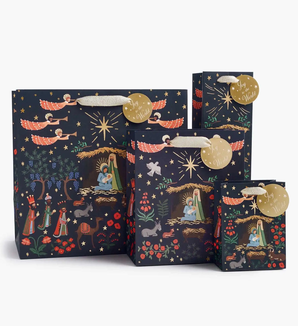 Nativity Wine Gift Bag
