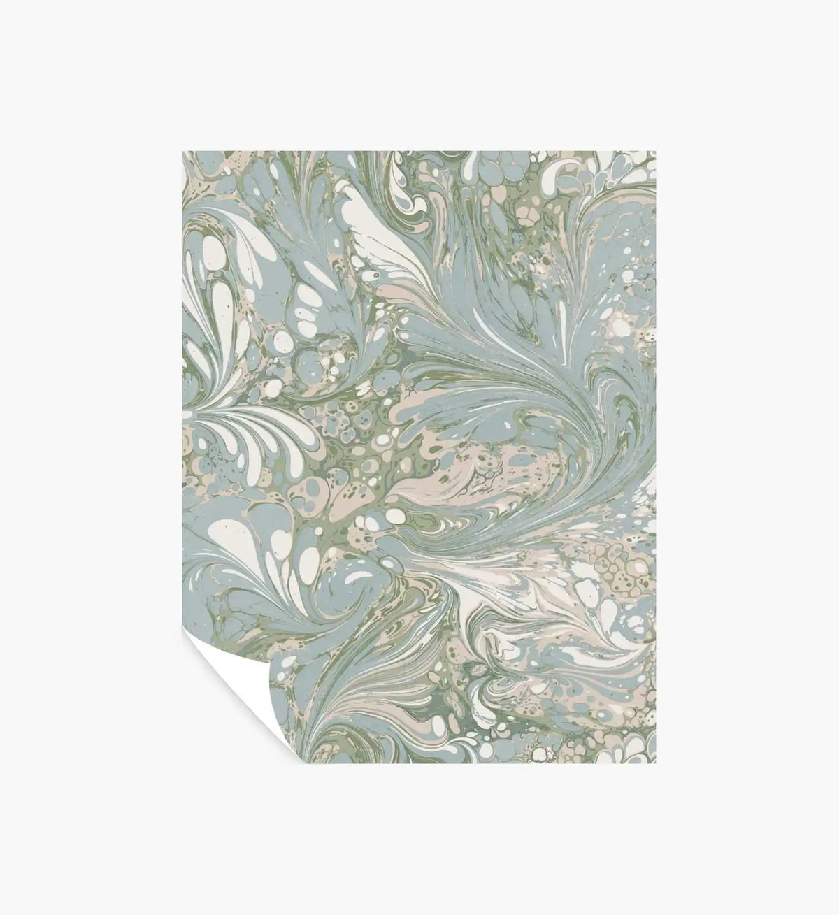 Florence Wallpaper Sample - Blue