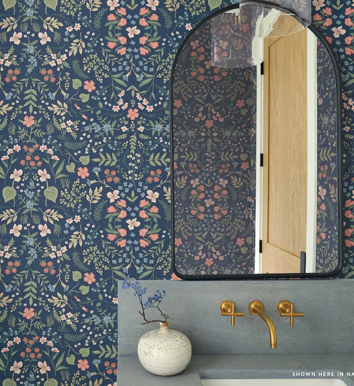 Wildwood Wallpaper - Black Multi