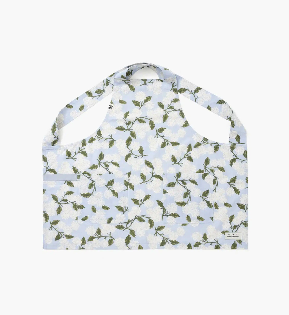 Smock Apron - Hydrangea