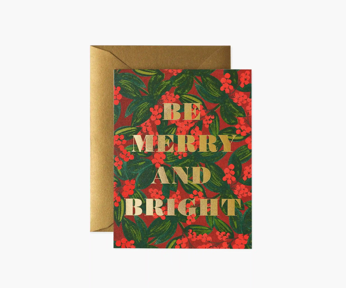 Merry Berry Holiday Card - Single Card